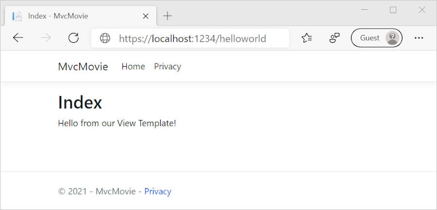 Fenêtre du navigateur