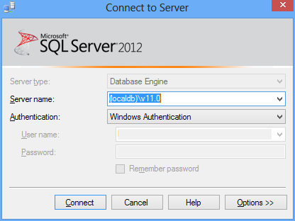 SSMS Se connecter au serveur