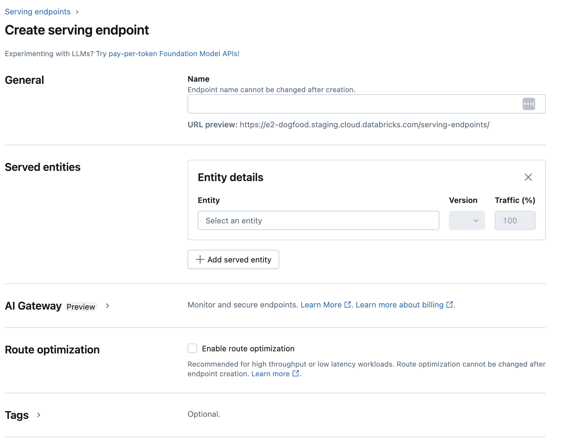 Créer un point de terminaison pour le service de modèle