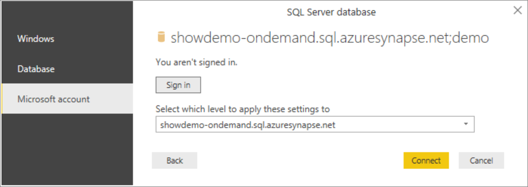 Cliquez sur Se connecter.