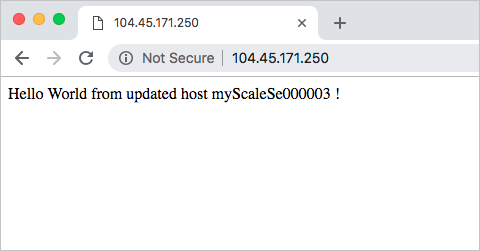 Page web mise à jour dans IIS