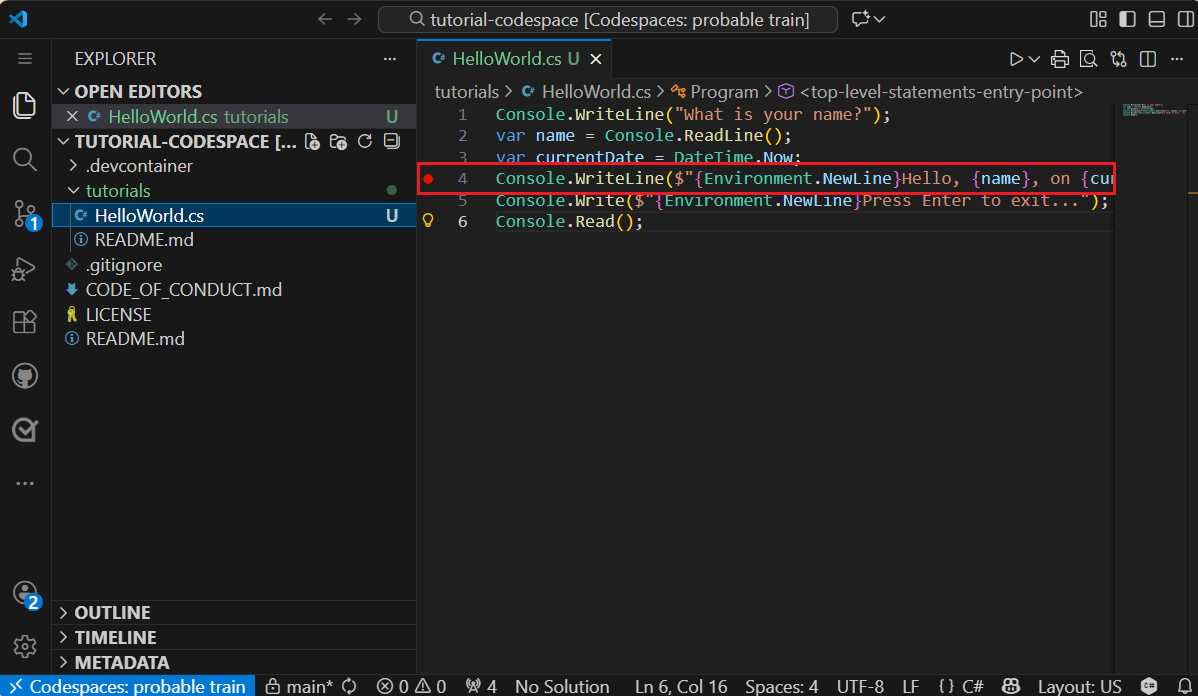 Jeu de points d’arrêt