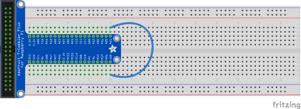 Un diagramme montrant un circuit qui connecte une broche de masse à la broche 21.