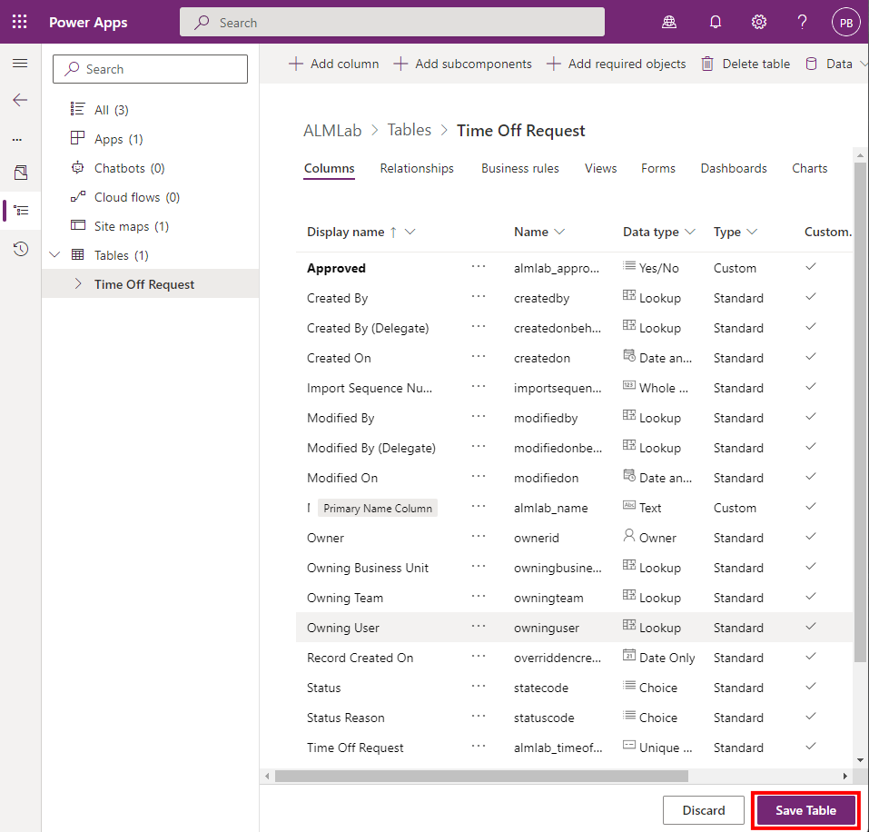 Ajouter une colonne Ajoutez une colonne.