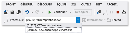 Basculer entre les processus