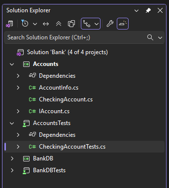 Capture d’écran de la solution MyBank.
