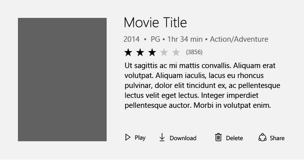 État d’évaluation moyen initial