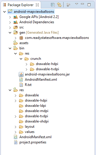 Exemple de projet de bibliothèque dans Eclipse
