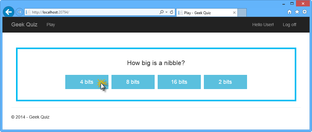 Rispondere a una domanda