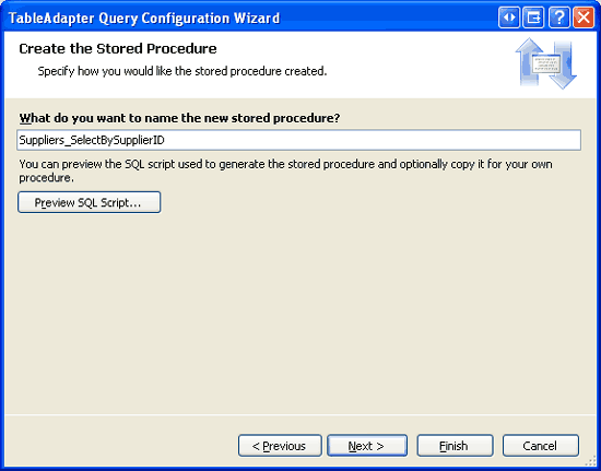 Procedura memorizzata: Suppliers_SelectBySupplierID