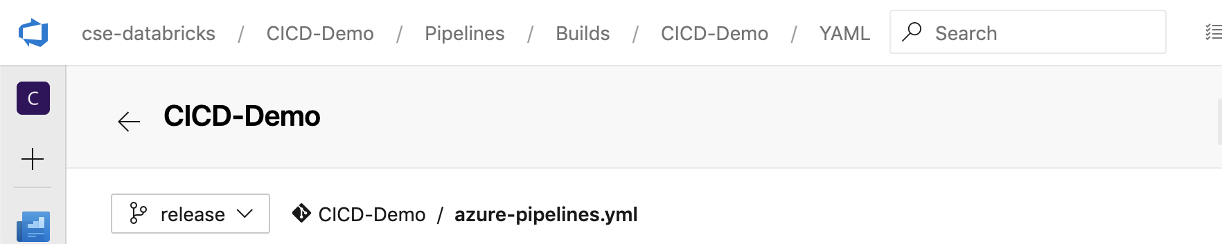 Editor Pipeline di Azure DevOps