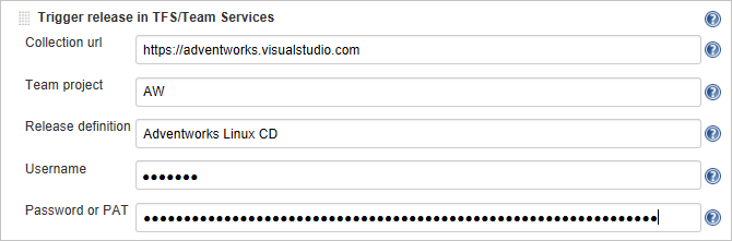 Configurazione di azioni post-compilazione di Jenkins