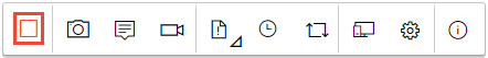 Screenshot dell'arresto della sessione di test esplorativo.