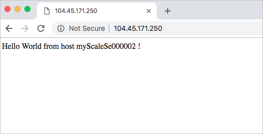 Pagina Web di base in IIS