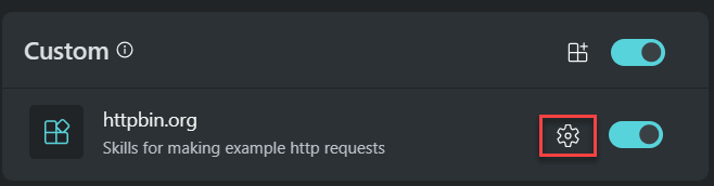 Screenshot che mostra l'immagine Impostazioni.