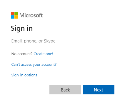schermata di accesso di Microsoft Entra che visualizza