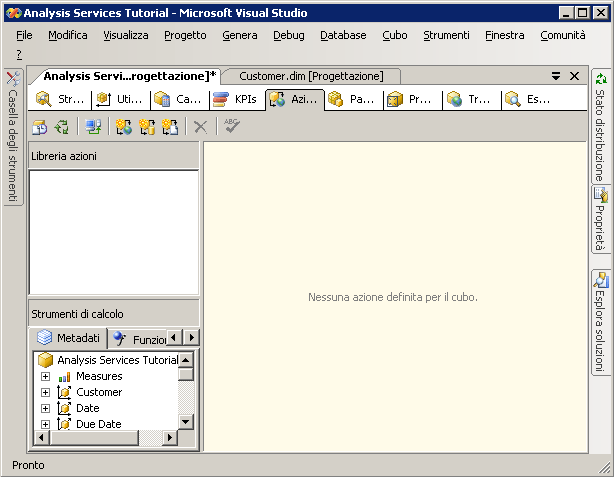 Scheda Azioni di Progettazione cubi