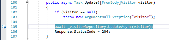 Impostare un punto di ancoraggio