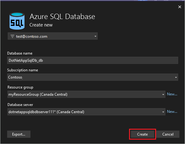 데이터베이스 구성을 보여 주는 스크린샷