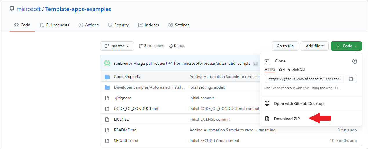 자동화된 설치 Azure Functions 샘플의 스크린샷.