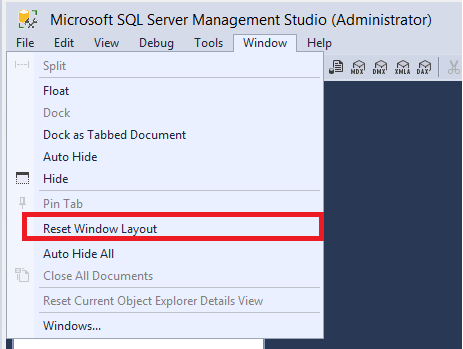 복원 창 레이아웃