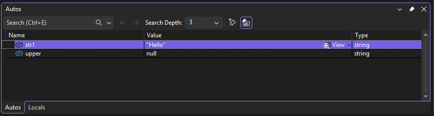 자동 창을 보여 주는 스크린샷.