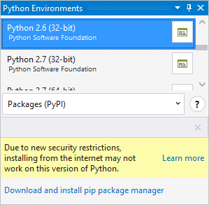 이전 버전의 Python
