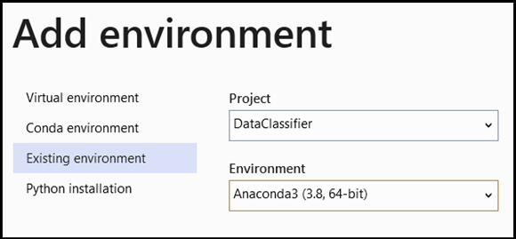 새 Python 환경 구성