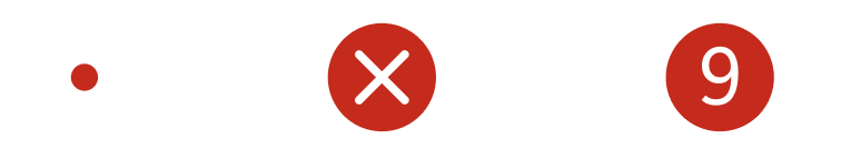 중요한 InfoBadge 스타일