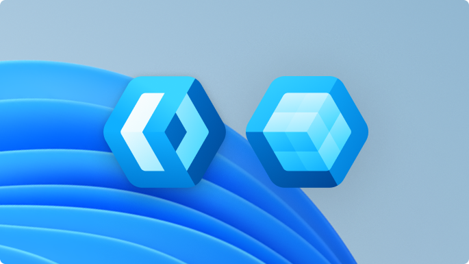  WinUI 및 Windows App SDK 로고