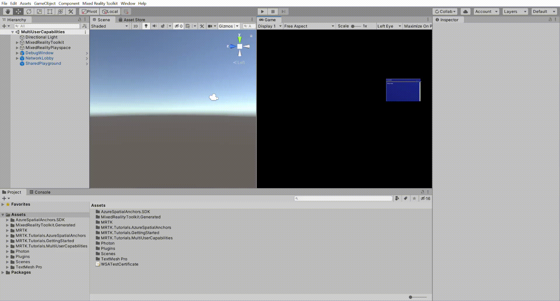 네트워크 사용자와의 Unity 보여 주는 애니메이션
