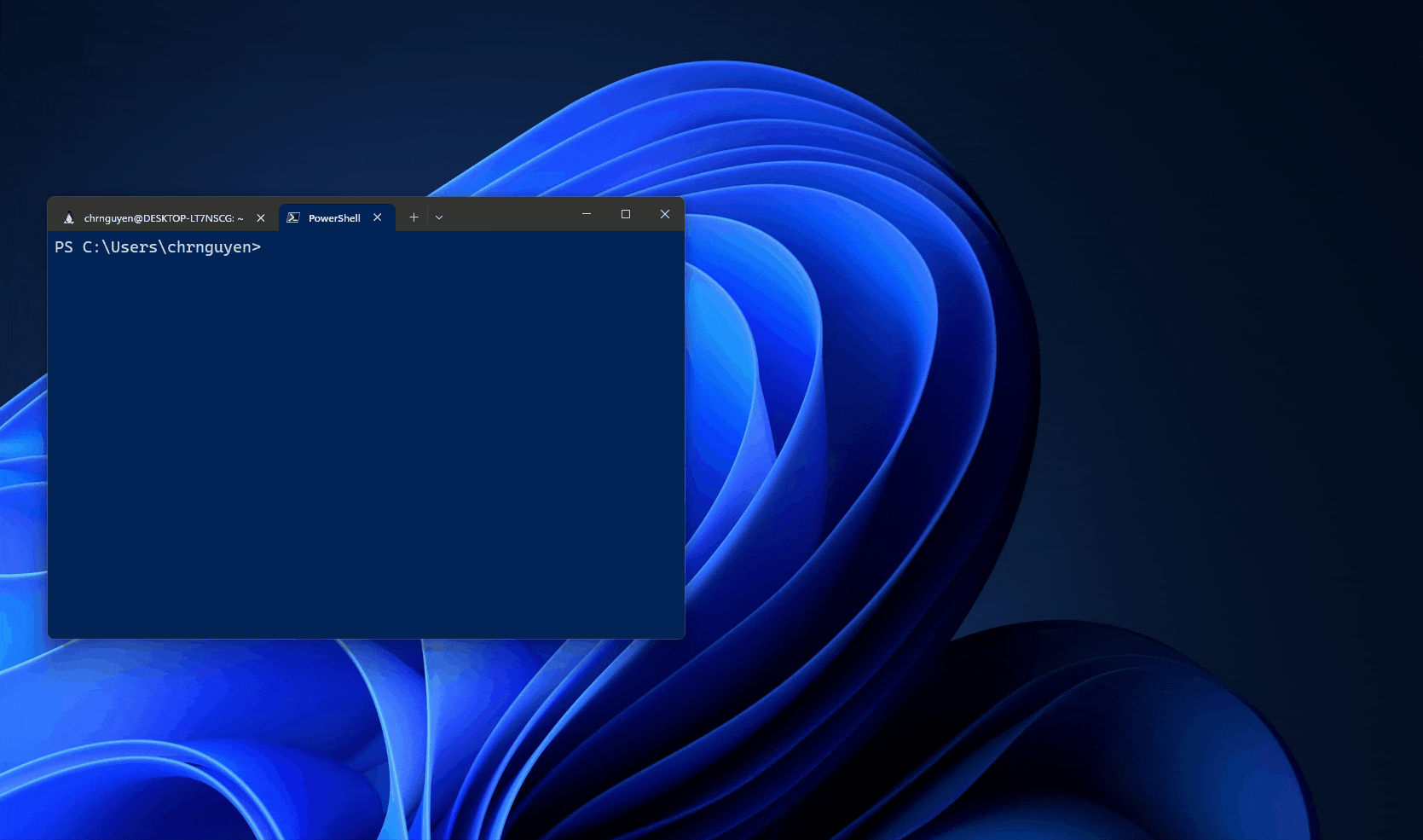 Windows 터미널 탭 분리