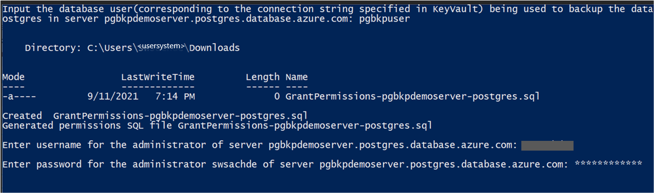 Schermopname van het opgeven van gebruikersreferenties om een testverbinding uit te voeren.