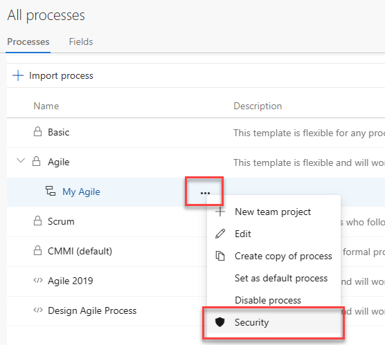 Schermopname waarin Process openen en het beveiligingsdialoogvenster openen worden getoond.