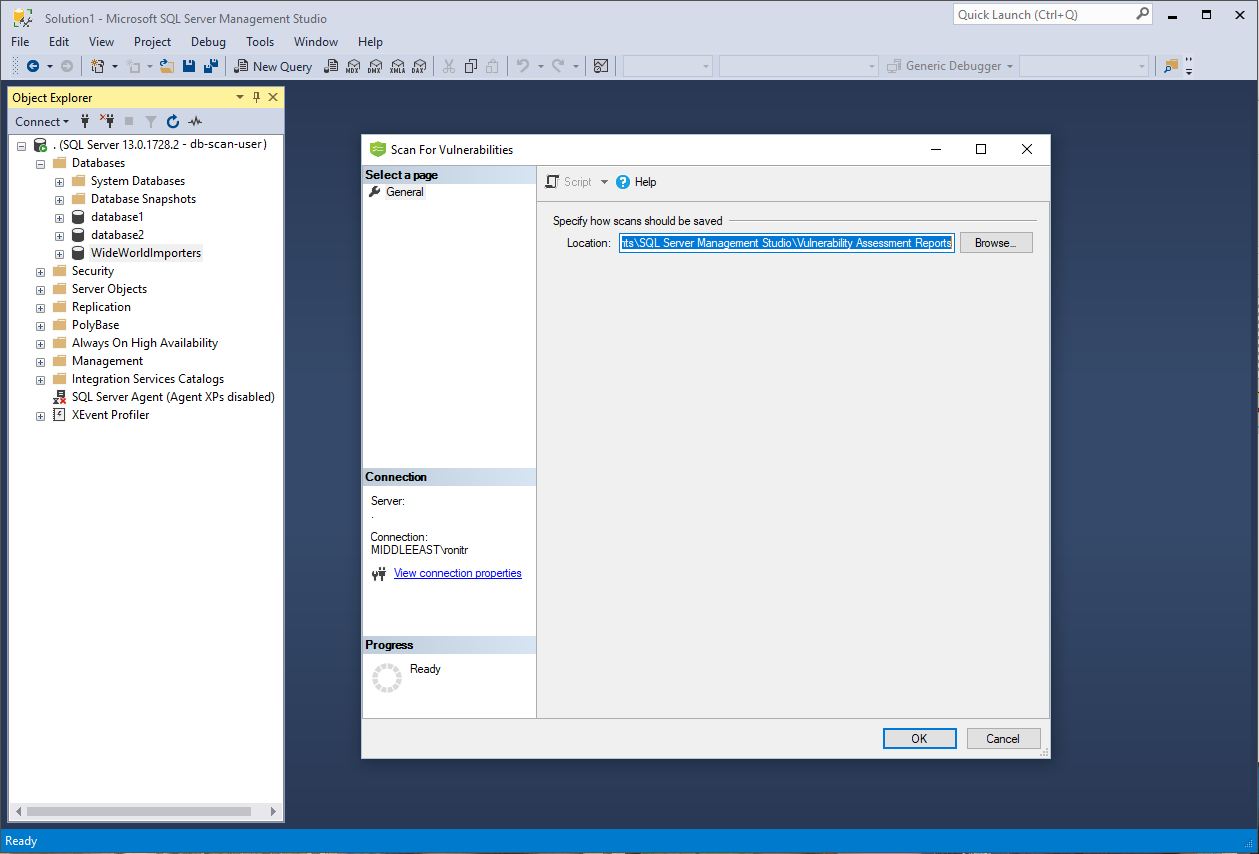Schermopname die laat zien hoe u een scanbestand opslaat.