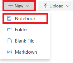 Een notebook toevoegen aan het project.