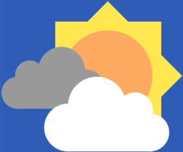 Gedeeltelijk bewolkt