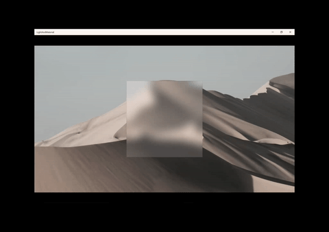 Voorbeeld van pointer-spotlight