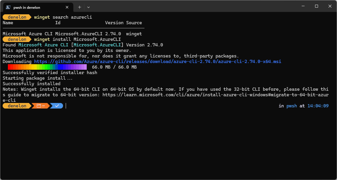 winget-opdrachtregel
