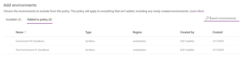 Assign policy Assign policy.