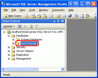 Renomear o banco de dados anexado para um nome Human-Friendly mais adequado