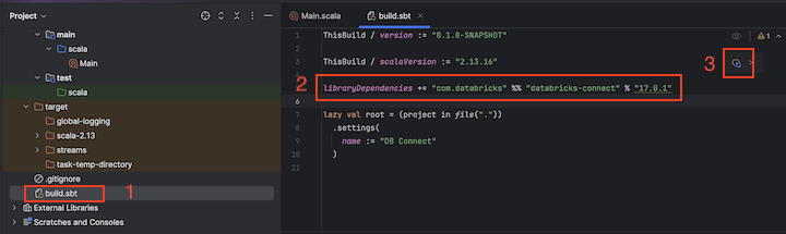 Instalar o pacote do Databricks Connect