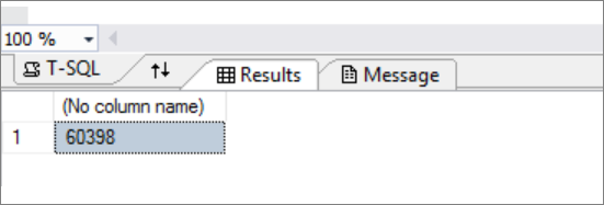 Resultados da consulta