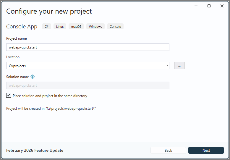 Configurar o projeto