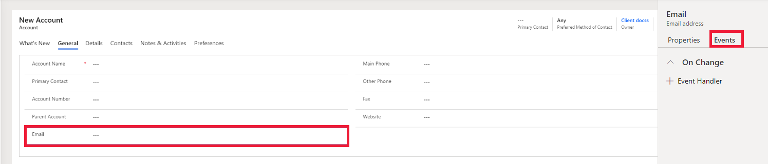 Manipulador onchange.