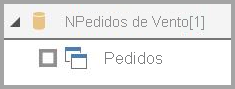 Captura de tela do ícone Exibir mostrando que há suporte para consulta direta.