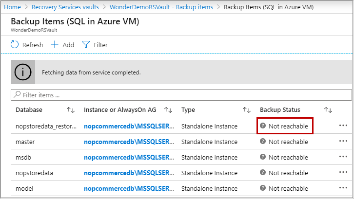 re-registar VM