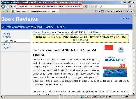 A avaliação de Teach Yourself ASP.NET 3,5 em 24 Horas