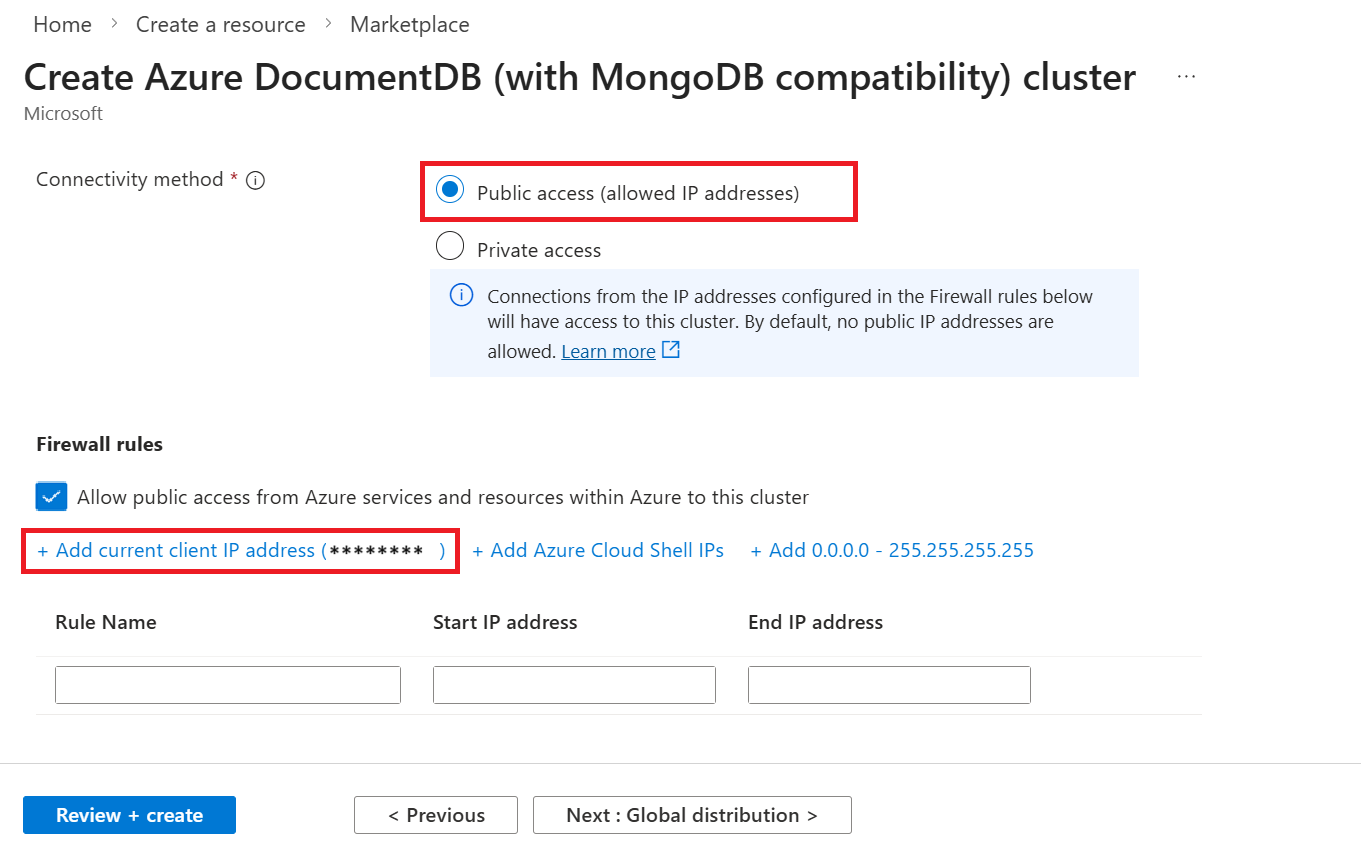 Captura de ecrã a mostrar configurações de rede.