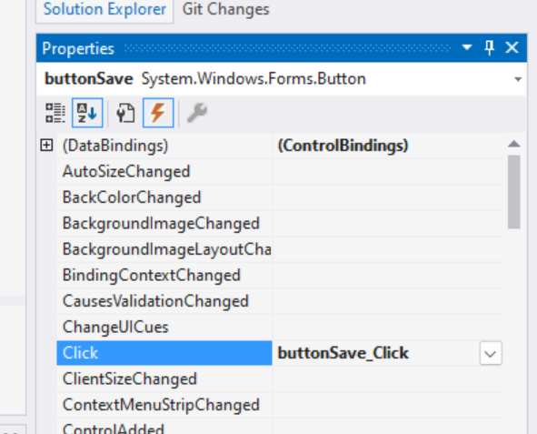 Adicionar o evento Click para Salvar